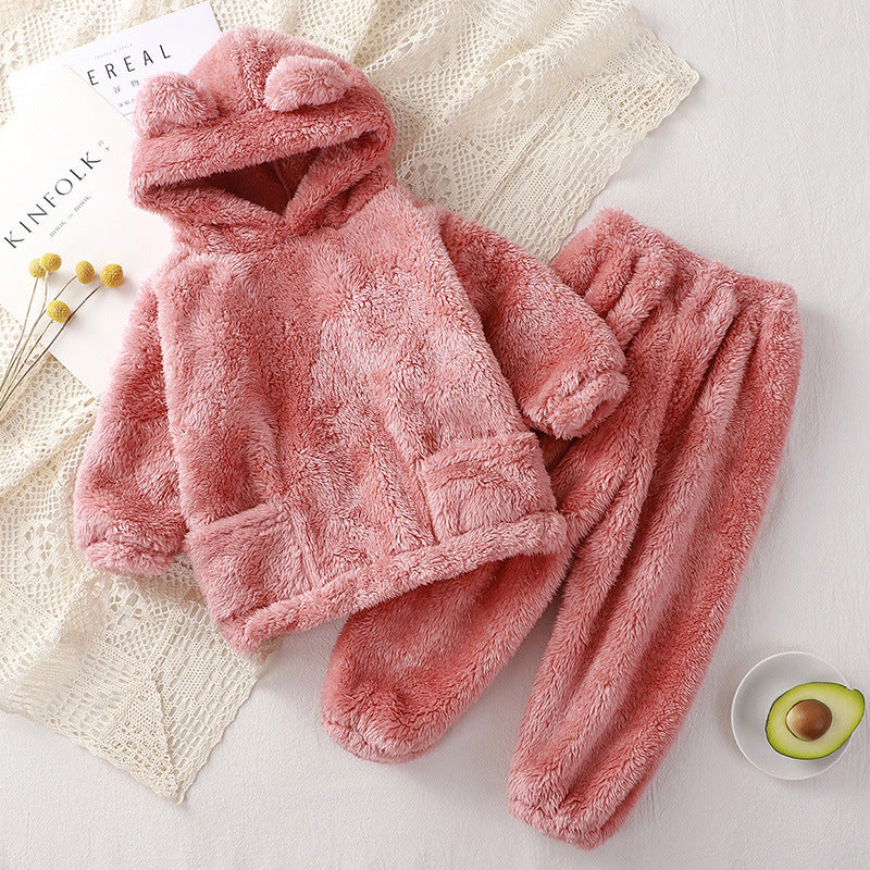 GTOWN Kinder Schlafanzug - Bären-Loungewear für Herbst und Winter, thermische Kleidung ™