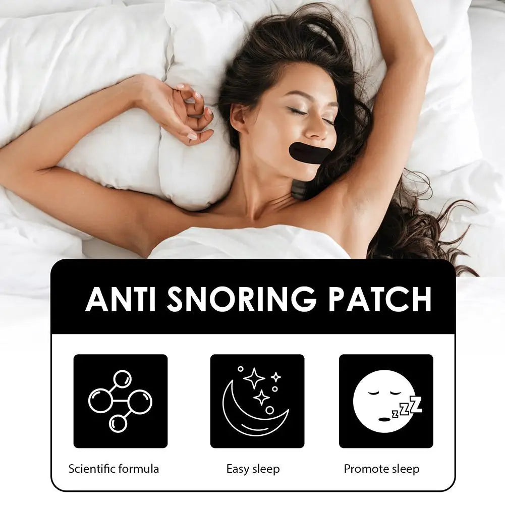 30Pcs Stop Snoring Patch Improve Sleeping Better Breath Night Sleep Mouth Orthosis Tape Anti-Snoring Stickers For Kids Adults