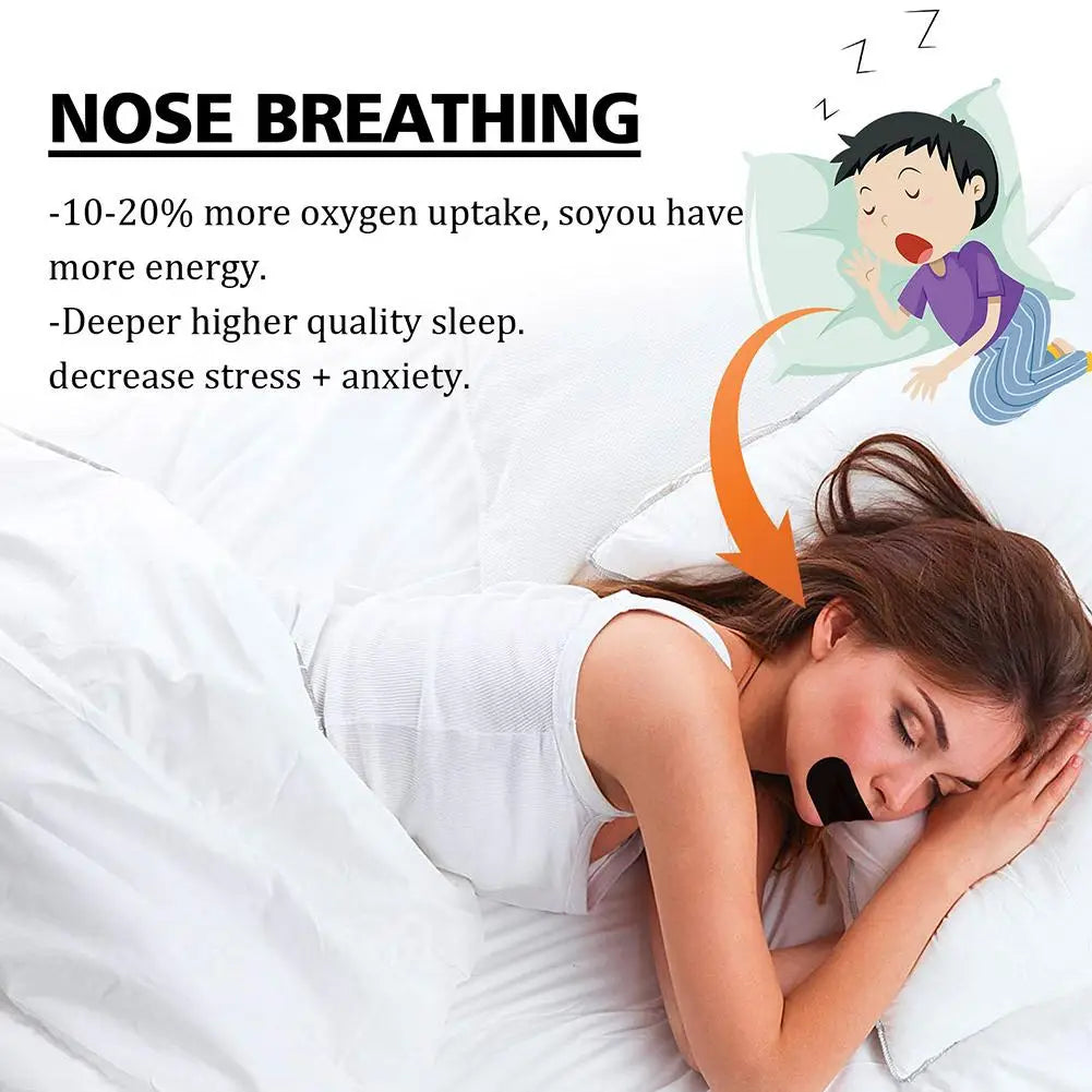 30Pcs Stop Snoring Patch Improve Sleeping Better Breath Night Sleep Mouth Orthosis Tape Anti-Snoring Stickers For Kids Adults